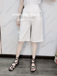 Quần Culottes Lỡ Chất Đũi Siêu Mát