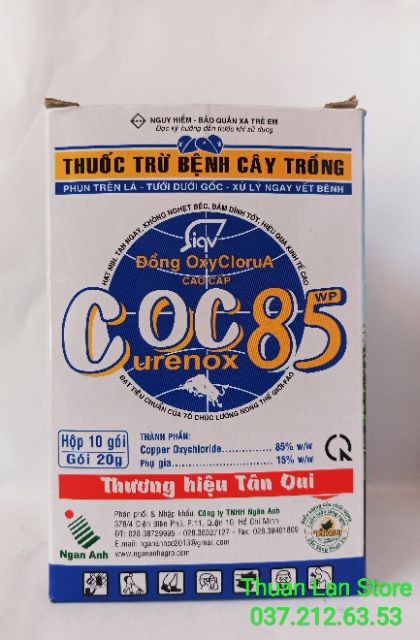 Thuốc Phòng Trừ Nấm Bệnh Coc85 ( gói 20g )