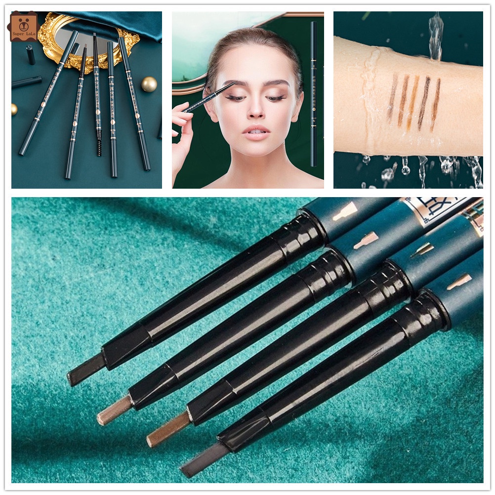 [Hàng mới về] Bút chì kẻ lông mày hai đầu chống nước tự nhiên không nhòe dành cho người mới bắt đầu