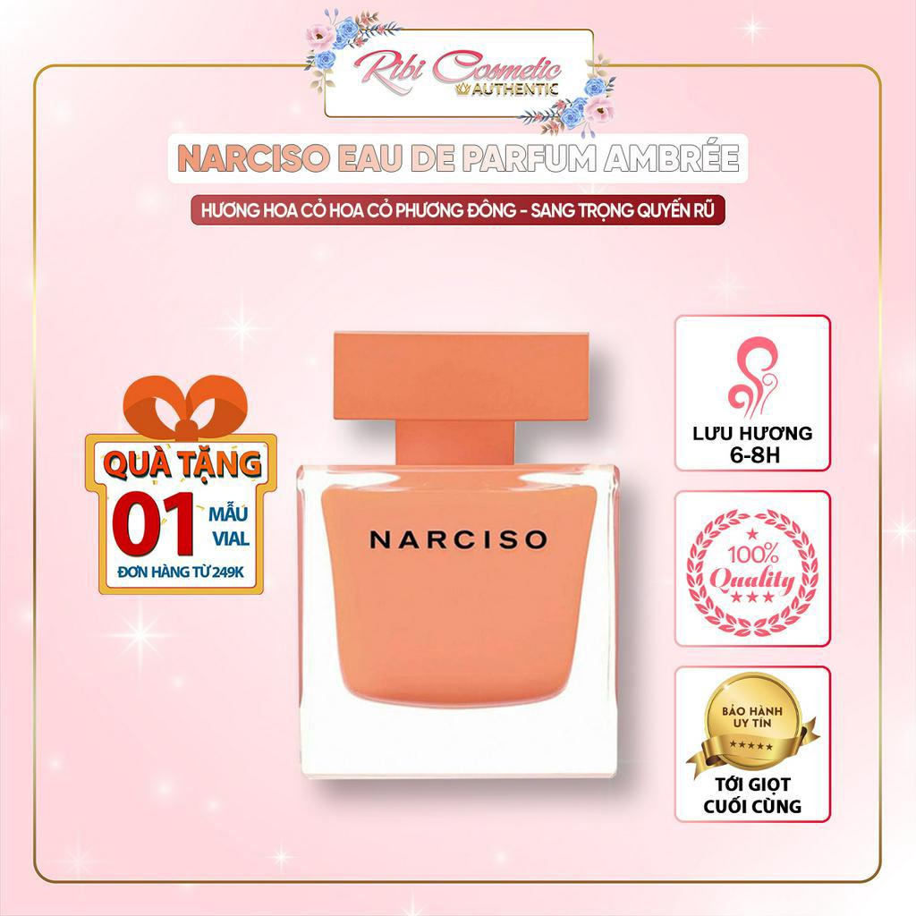 Nước Hoa Nữ Narciso Ambree Eau De Parfum - Ngọt Ngào Nữ Tính Nhẹ Nhàng Lưu Hương Lâu