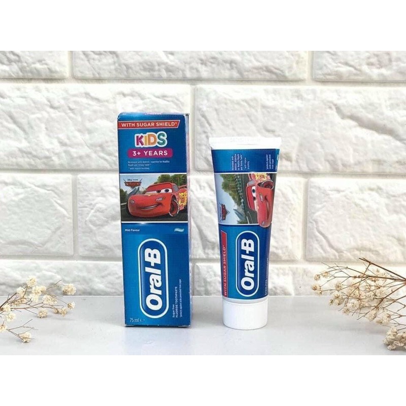 Kem đánh răng Oral b kids 3+ ,6+ ( Oralb trẻ em )