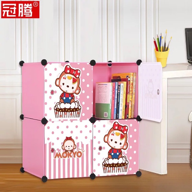 Tủ quần áo lắp ghép 4 ô Size sâu 47cm cho bé.