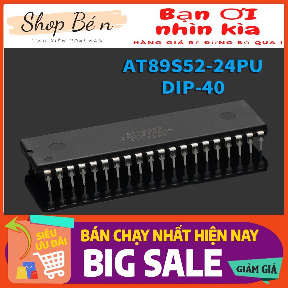 IC AT89S52-24PU DIP40