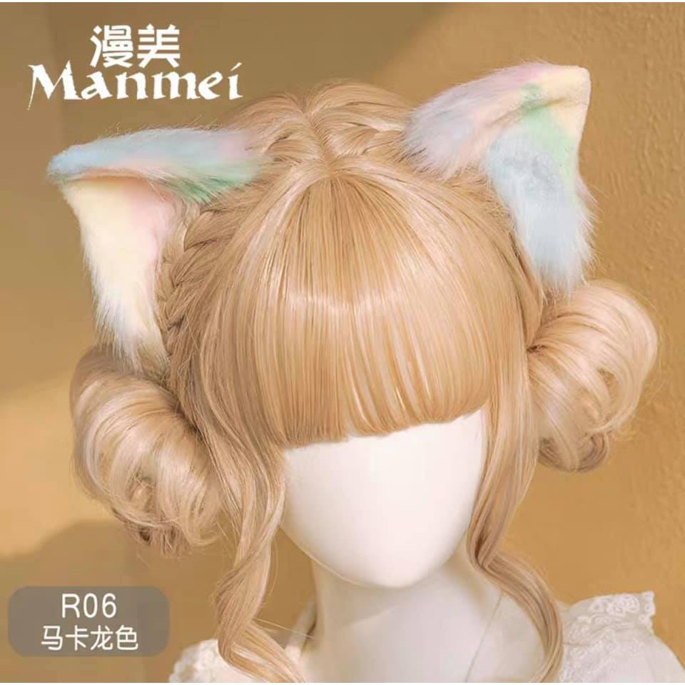Tai mèo, cáo xù lông, cosplay nhiều màu
