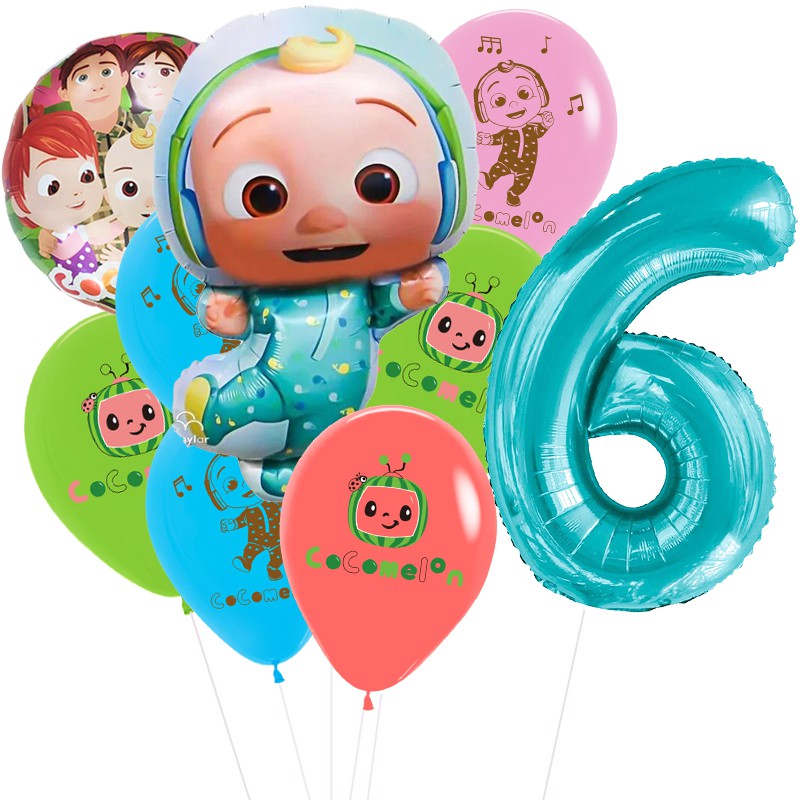 Set 9 Bong Bóng Trang Trí Tiệc Sinh Nhật