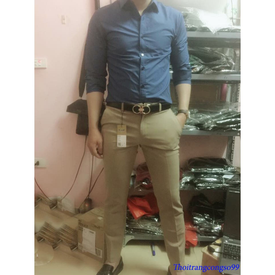 Quần âu nam công sở co giãn tốt, hàng đẹp | BigBuy360 - bigbuy360.vn