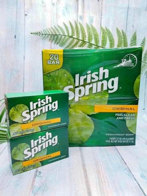1 Lốc 20c xà phòng diệt khuẩn Mỹ Irish spring original