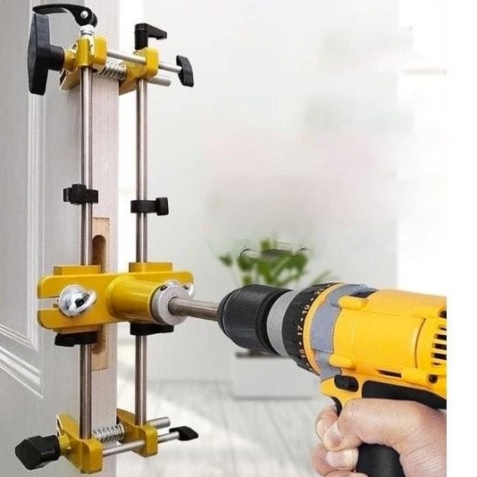 Bộ cữ khoan khóa cửa gỗ, bộ cữ đục khóa cửa ; bộ cữ khoan ổ khóa