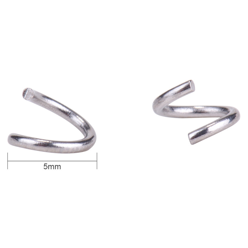 Set 50 khoen nối BENECREAT 10g/ 20g/ 50~400 cái bằng thép không gỉ 304 dùng làm trang sức
