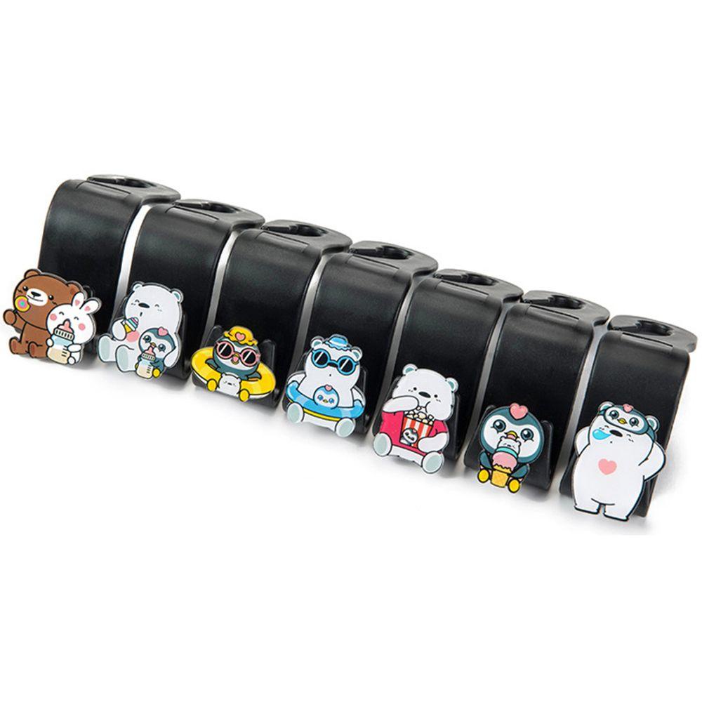 Móc Kẹp Treo Đồ Gắn Xe Hơi Họa Tiết Hoạt Hình Động Vật Đa Năng Tiện Dụng