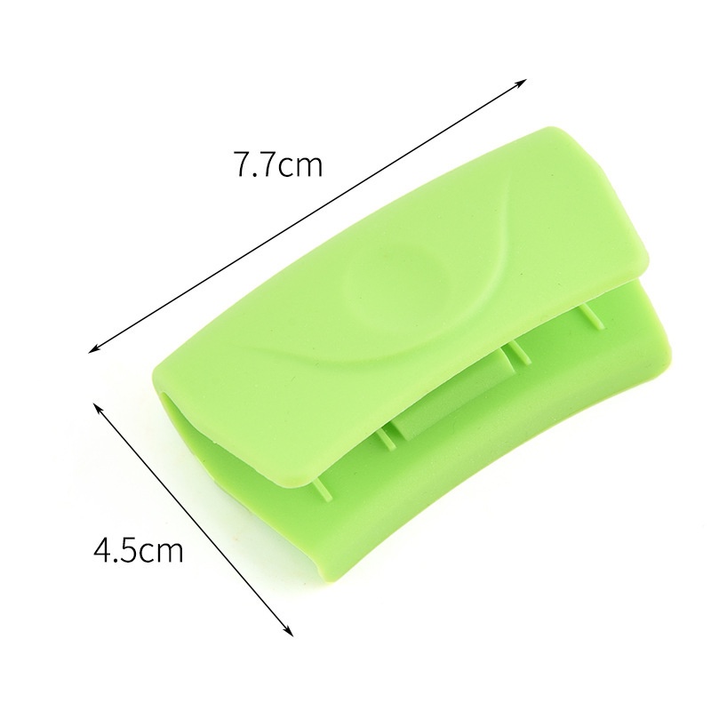 1 Cặp Kẹp Nhấc Nồi Bằng Silicone Cách Nhiệt Chống Trượt