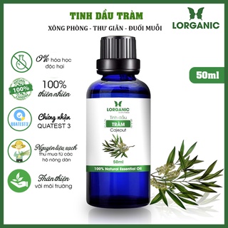 [FREE SHIP 50K] [Hàng Chất Lượng] Tinh dầu tràm nguyên chất Lorganic Cajeput 100% Natural Essential Oil 50ml
