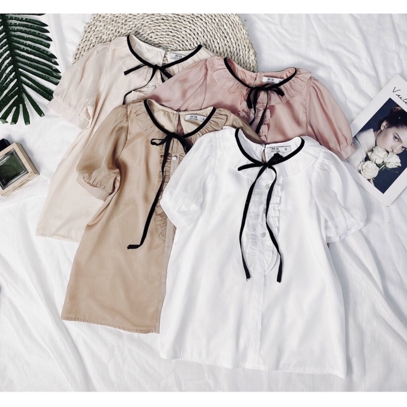 Áo sơ mi qccc voan tơ/ sz M