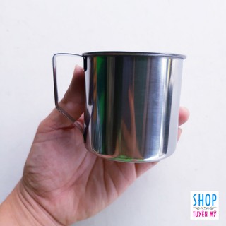 Ca inox nhỏ có quai - Ca uống nước chịu nhiệt tốt