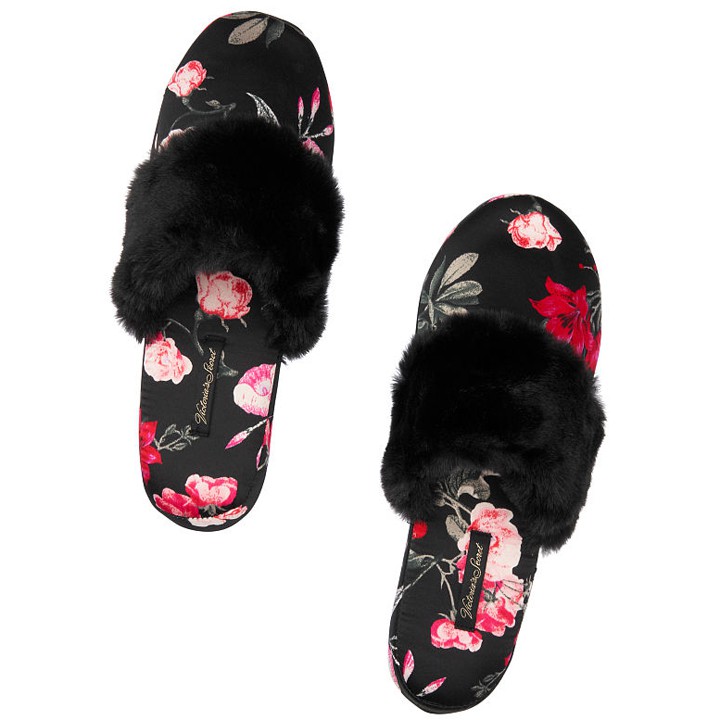 Dép mang nhà nữ Victoria's Secret Signature Satin