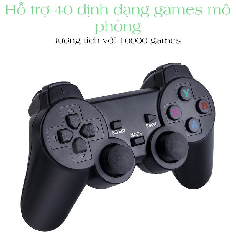 Bộ máy chơi game cổ điển 2 tay cầm AV/HDMI, kết nối dễ dàng, nhỏ gọn phù hợp với mọi điều kiện, 3500/10000 games - K1244