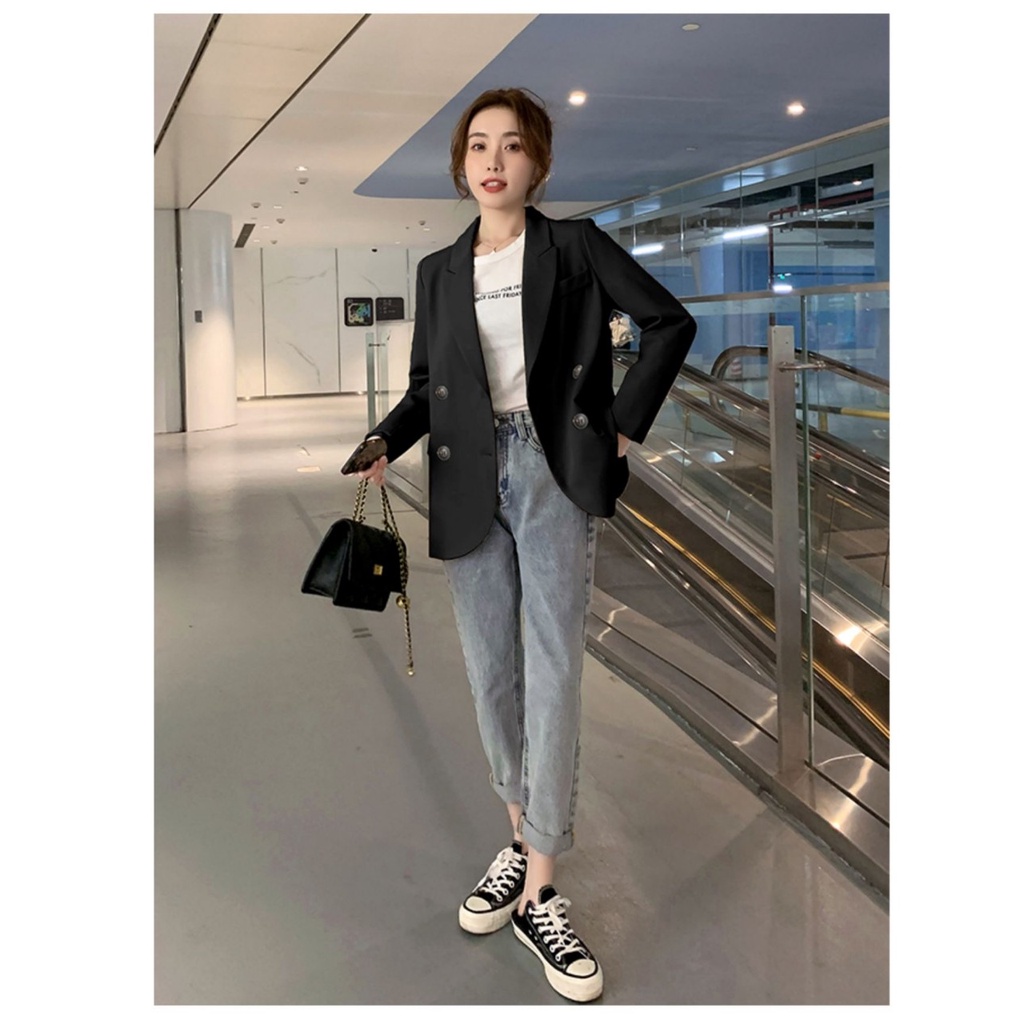 (Oder) Áo blazer túi giả phía sau trẻ trung năng động | BigBuy360 - bigbuy360.vn