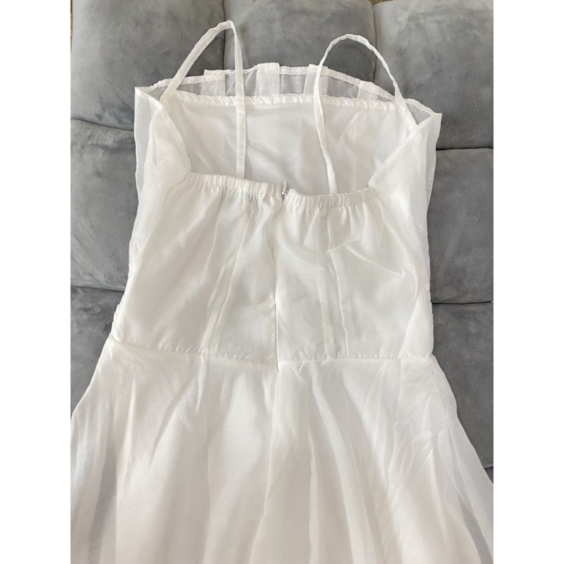 [Xả Hàng] Đầm dự tiệc xếp li 2 dây dáng xòe xếp bèo ngực nhẹ nhàng cực dễ thương mã [XẾP LY 7] | BigBuy360 - bigbuy360.vn