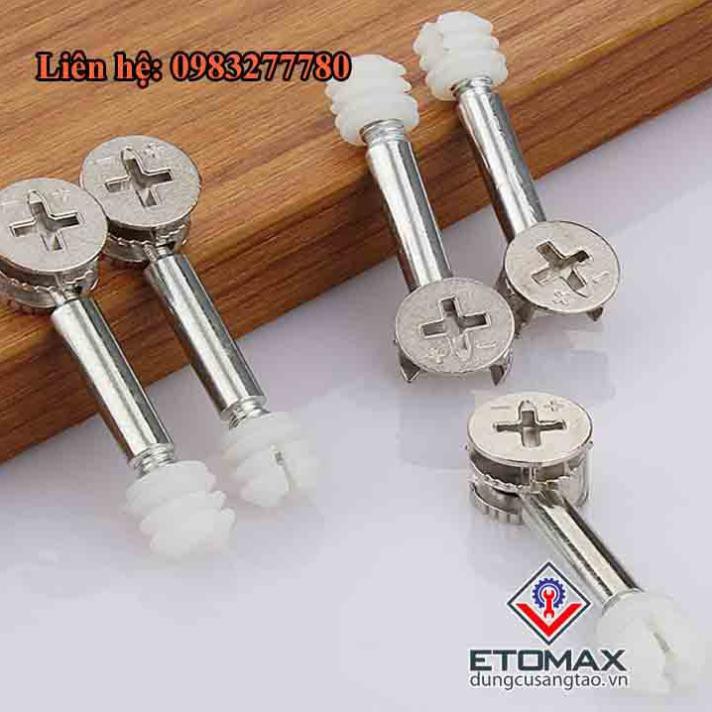 [SIÊU SALE] Bộ 50 chốt liên kết ốc cam