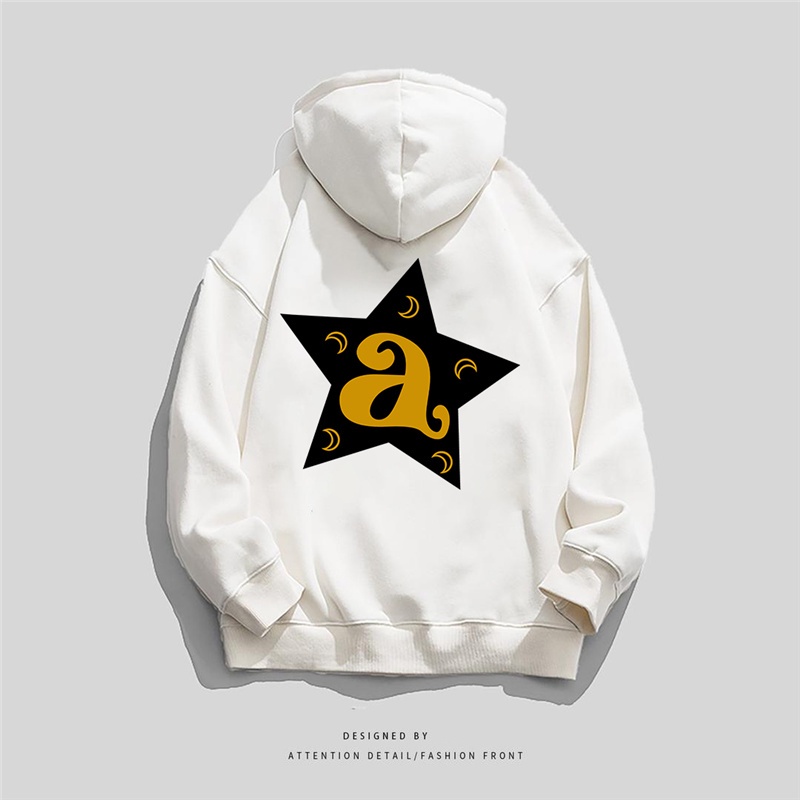 NRVP Áo Khoác Hoodie Tay Dài Dáng Rộng In Họa Tiết Phong Cách Hàn Quốc Dành Cho Nam Nữ