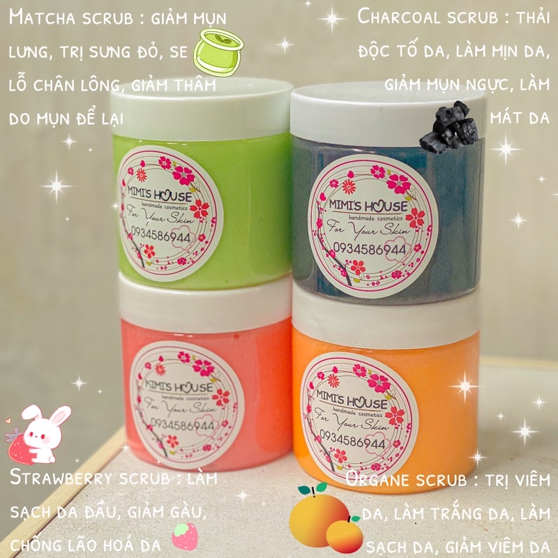 SCRUB BODY MASK DẠNG SỆT