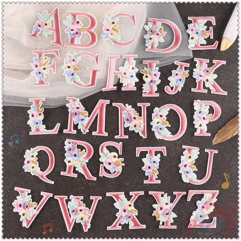 ✿ Sticker Ủi Thêu Hình Bông Hoa Xinh Xắn ✿ 1 Sticker Ủi Thêu Hình Huy Hiệu