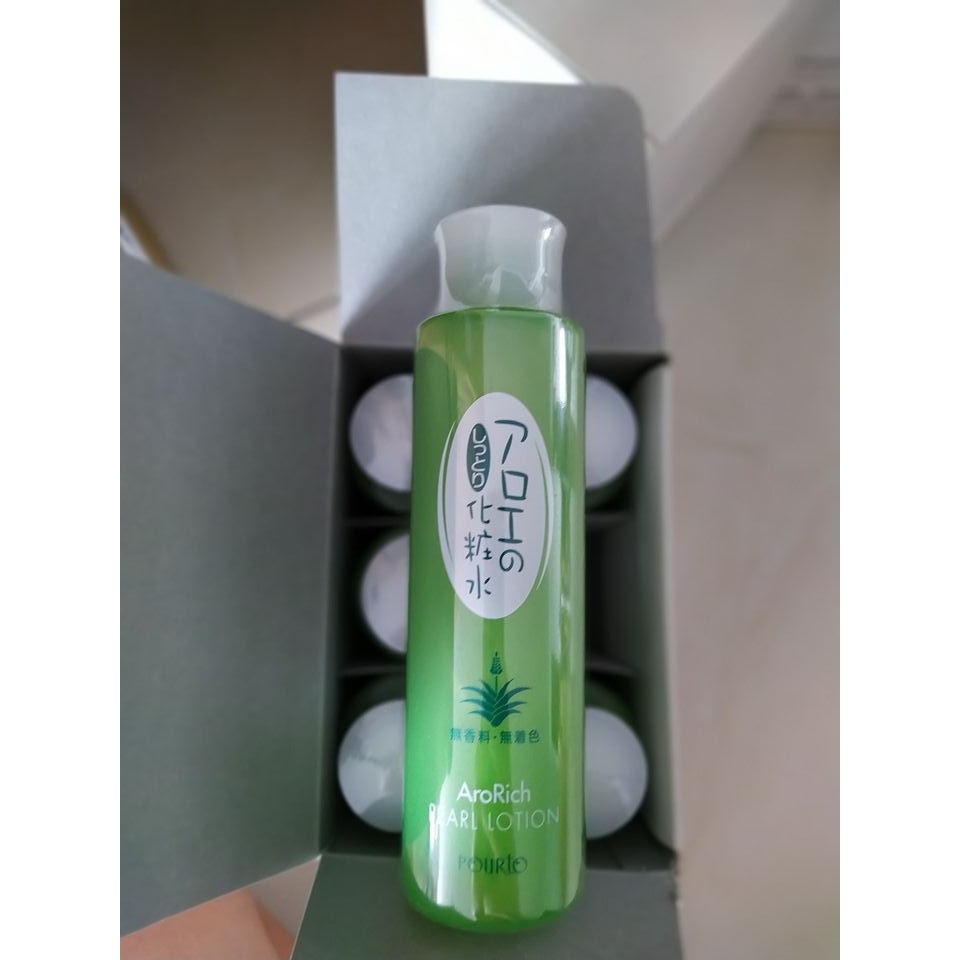 Lotion Dưỡng Ẩm Chiết Xuất Từ Ngọc Trai Và Lô Hội Pourto A nội địa Nhật