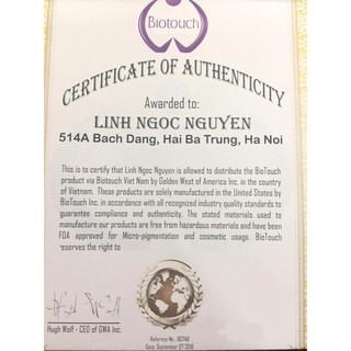 Mực Biotouch Chính Hãng