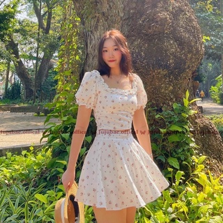 🌸 SET ÁO CHÂN VÁY XOÈ RETRO