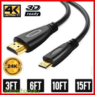 Cáp chuyển đổi mini hdmi sang hdmi a sang hdmi 4k