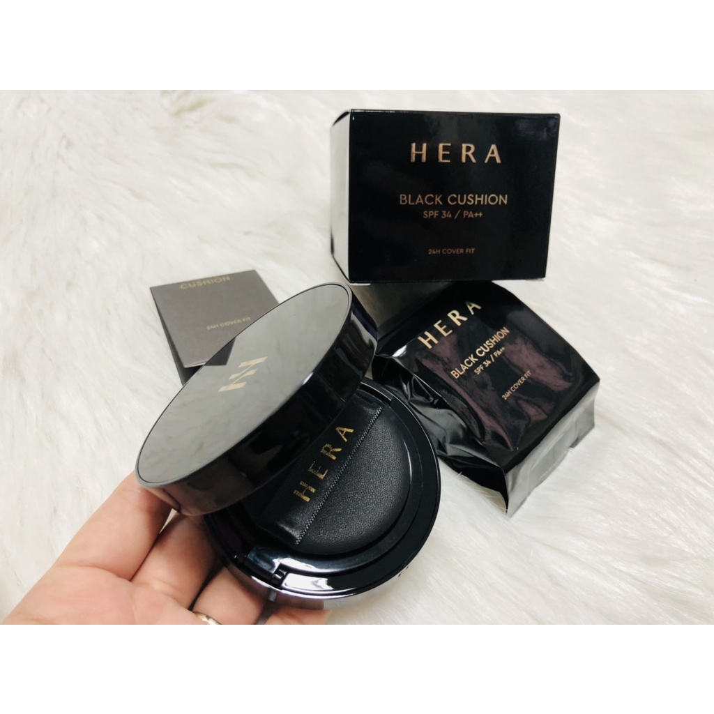 [CÓ BILL DUTYFREE] Phấn nước Hera Black Cushion (một lõi 15g và Refill 15g)