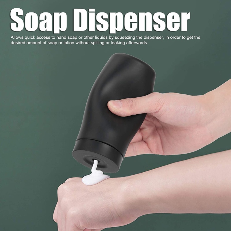 ✿ Bình Silicone Đựng Xà Phòng Rửa Tay Dung Tích Lớn 240ml