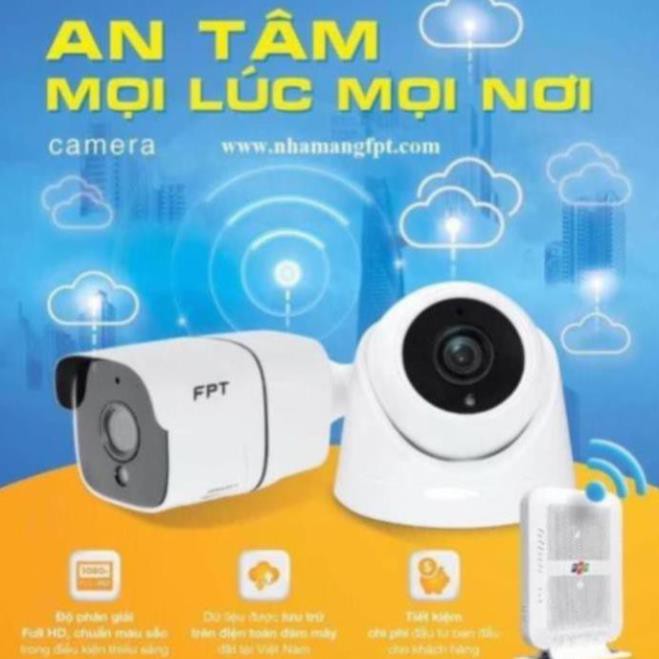 CAMERA FPT TRONG NHÀ |FREE 7 THÁNG THUÊ BAO| - Full HD - Cảm biến hình ảnh 1/2.8″ Sony IMX307- 1080p