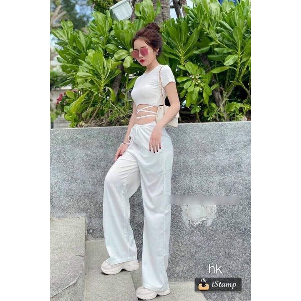 Áo crotop dây buộc NTA0321