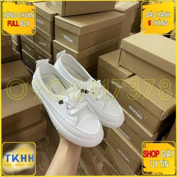 [HÀNG CHUẨN CÓ HỘP] Giày Slipon Bata Nữ JIUY, Giày Thể Thao Nữ Dáng Bata Đơn Giản , Sneakers  HH1