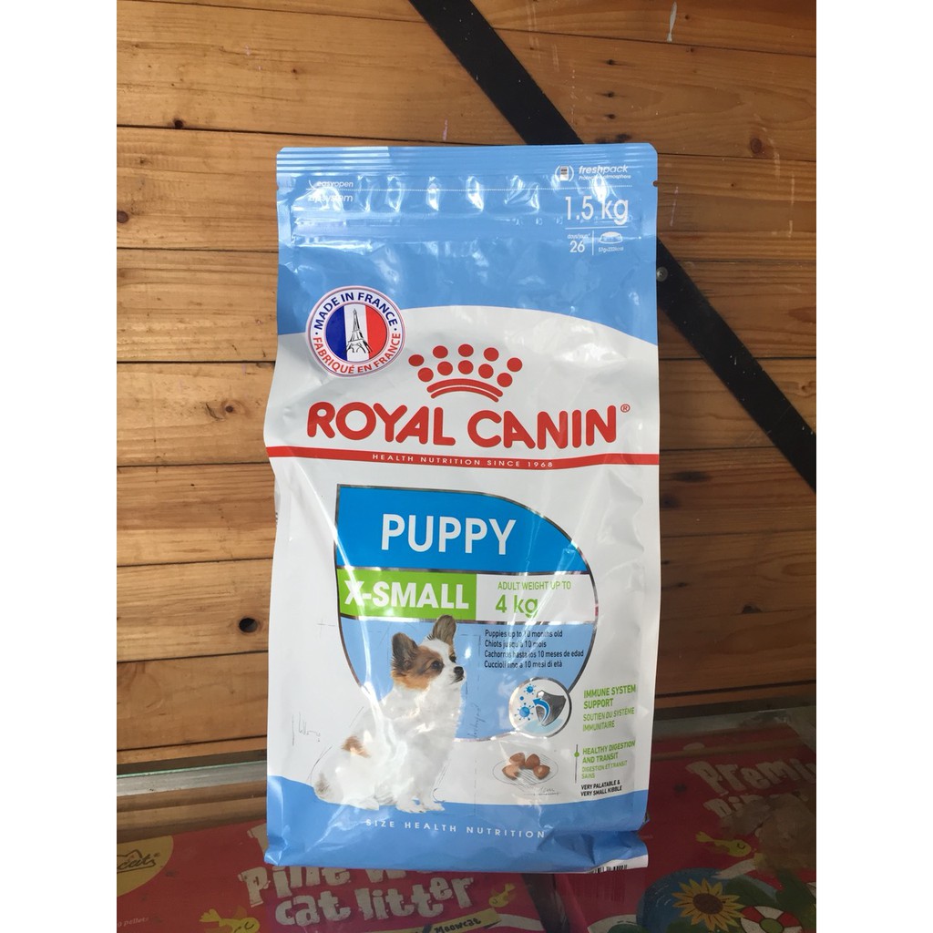 Thức Ăn Cho Chó Con Nhập Khẩu Từ Pháp - Royal Canin Shn Xsmall Puppy | 1.5kg - thức ăn royal canin