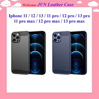 Ốp lưng chống sốc iphone 11, 12, 13, 11 pro, 12 pro, 13 pro, 11 pro max, 12 pro max, 13 pro max dạng dẻo vân sợi cacbon