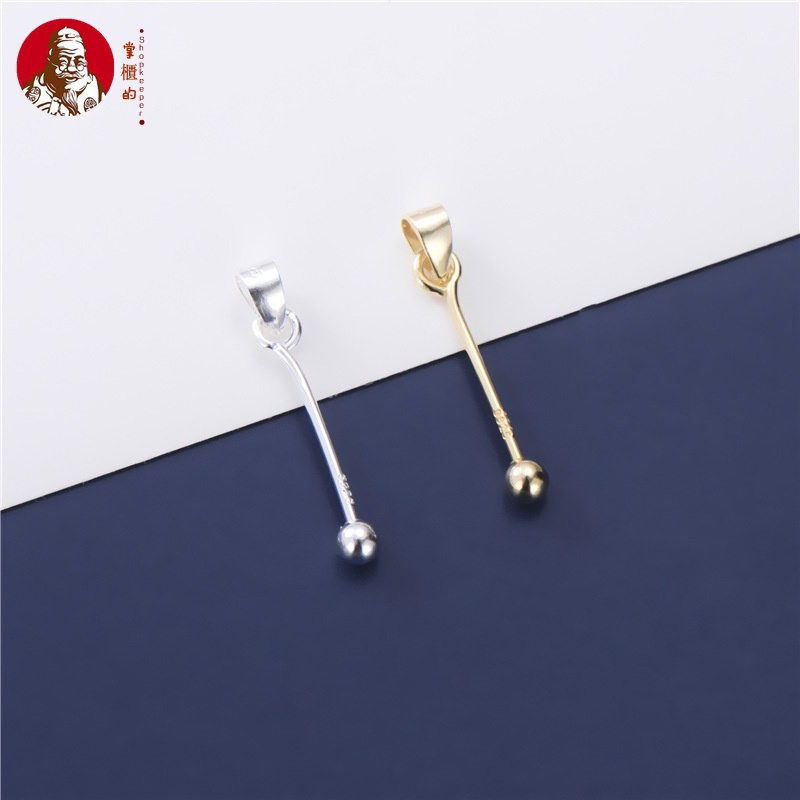 Mặt Dây Chuyền Bằng Bạc S925 Mạ Điện Đính Ngọc Trai / Hạt Hình Hoa Hướng Dương Xinh Xắn DIY