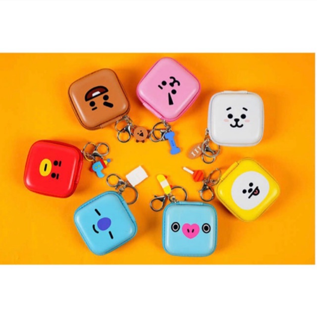 Móc khoá | Macaroon Pouch BT21 Official