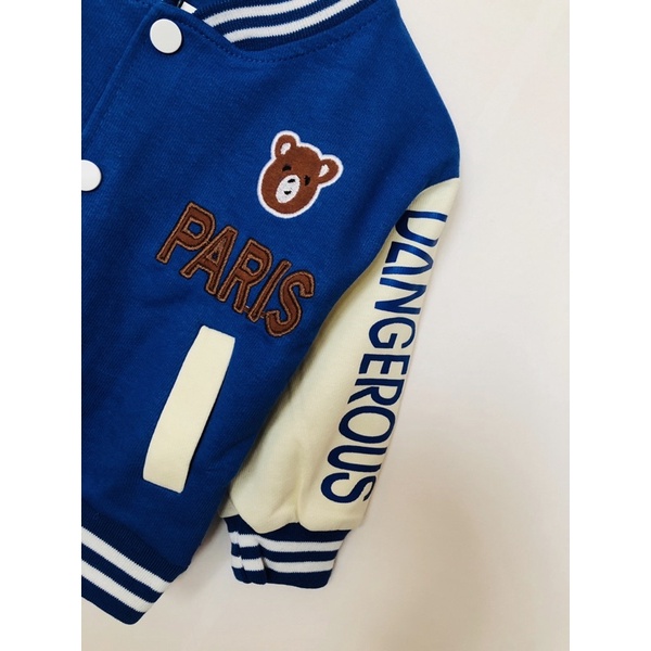 ÁO KHOÁC BOMBER THÊU GẤU HÀNG QCCC