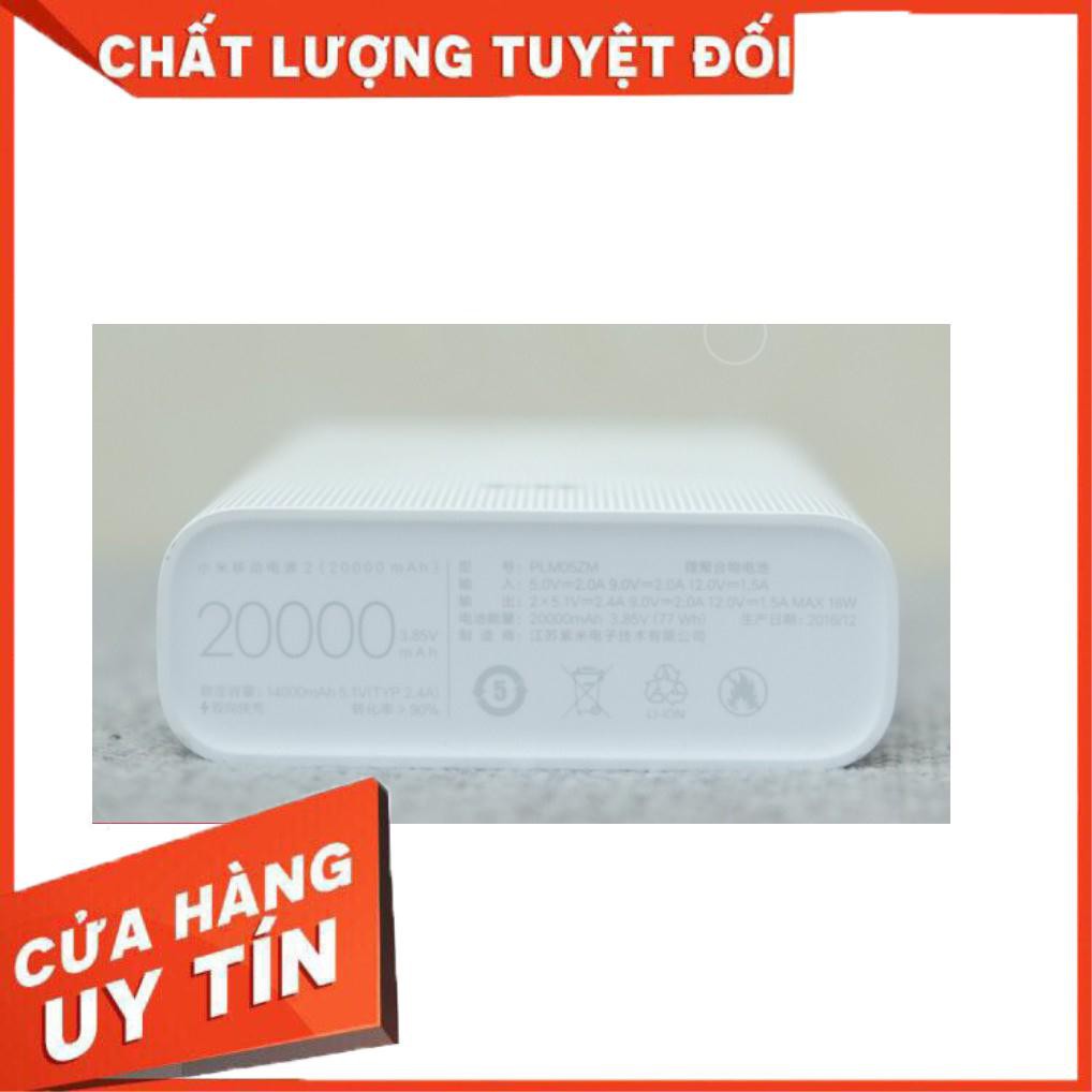 Free ship - Hàng cao cấp - Sạc dự phòng xiaomi gen 2C 20000 mAh