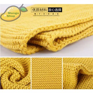 Khăn len sợi to Style Hàn Quốc ( Khăn couple khăn len đôi )