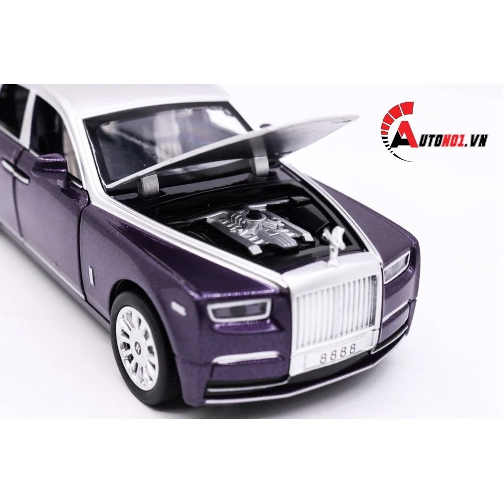 MÔ HÌNH XE ROLL ROYCE PHANTOM PURPLE SILVER 1:30 ICONIC 5711