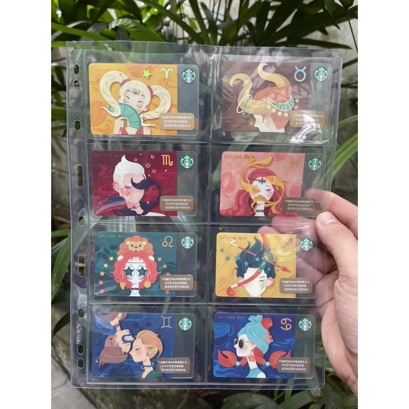 Thẻ sưu tầm Starbucks China Cung Hoàng đạo Zodiac