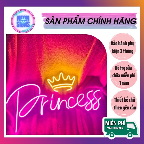 Đèn chữ Led neon tên theo yêu cầu trang trí phòng ngủ, góc làm việc