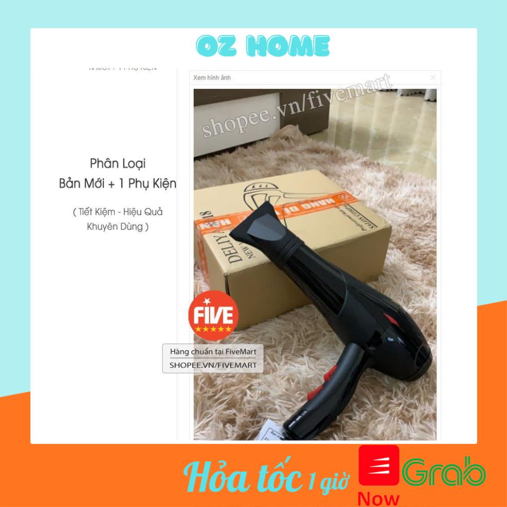 Máy Sấy Tóc Tạo Kiểu Deliya Công Suất Lớn 2200W Tặng Kèm Bộ Phụ Kiện 1 Hoặc 5 Chi Tiết Tùy Phân Loại Máy Sấy