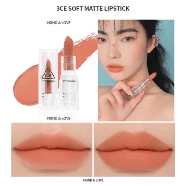 2020- Son thỏi soft matte lipstick clear layer edition