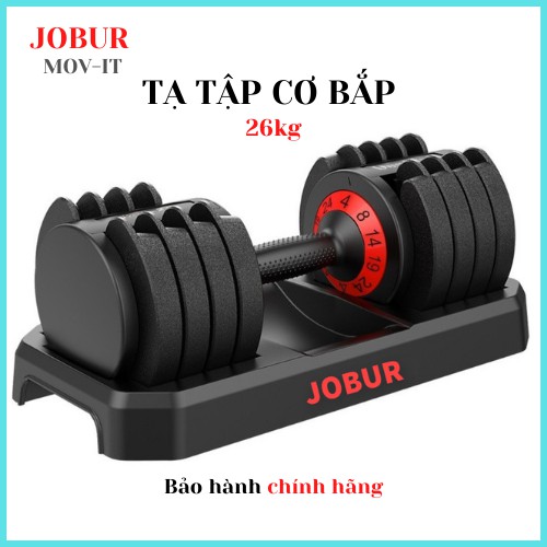 [TẶNG BÌNH GIỮ NHIỆT] TẠ TẬP TAY ĐA NĂNG JOBUR - điều chỉnh trọng lượng nhanh chóng- Thẩm mỹ cao - Có ảnh thật