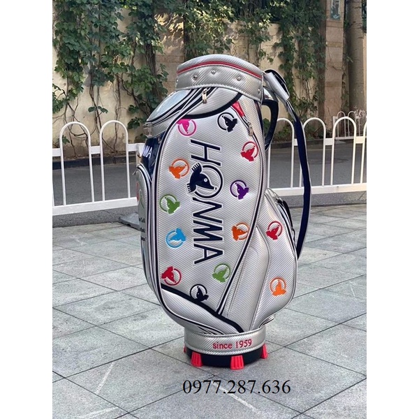 Túi đựng gậy golf Honma túi gậy da PU bóng cao cấp 5 ngăn tiện lợi shop GOLF PRO TM015