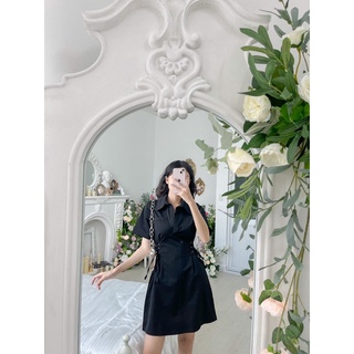 Đầm cổ Polo đan dây (có bigsize)- L40